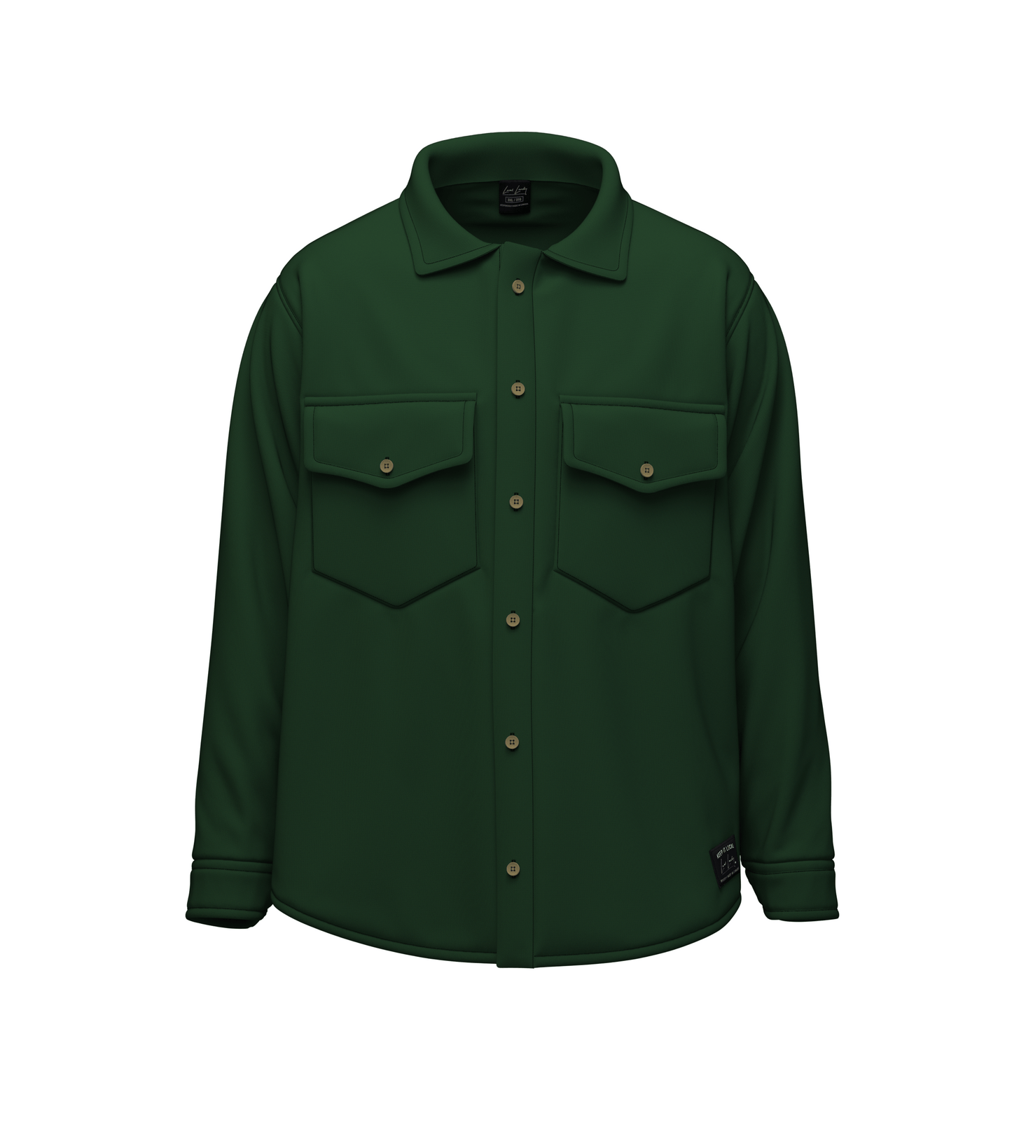 Custom Bow River Classic Fleece Shacket l Made in Canada