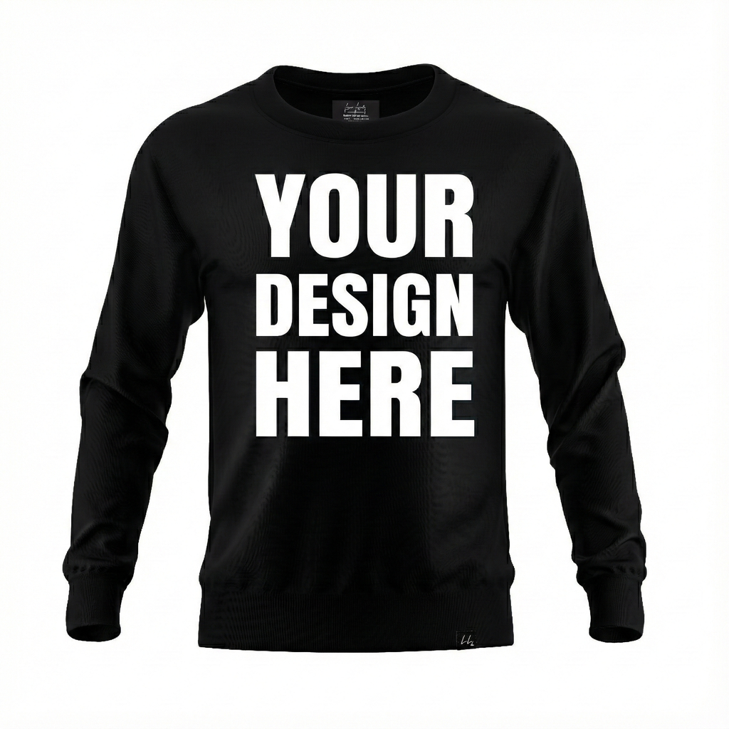 Custom Organic Bamboo Fleece Crewneck Sweatshirt
