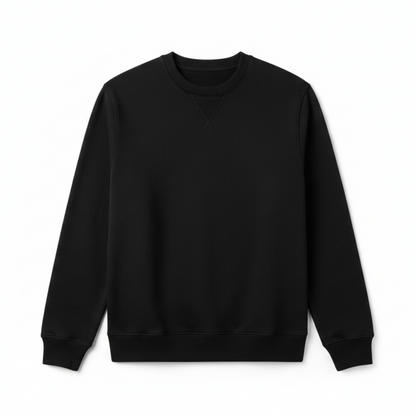 black crew neck