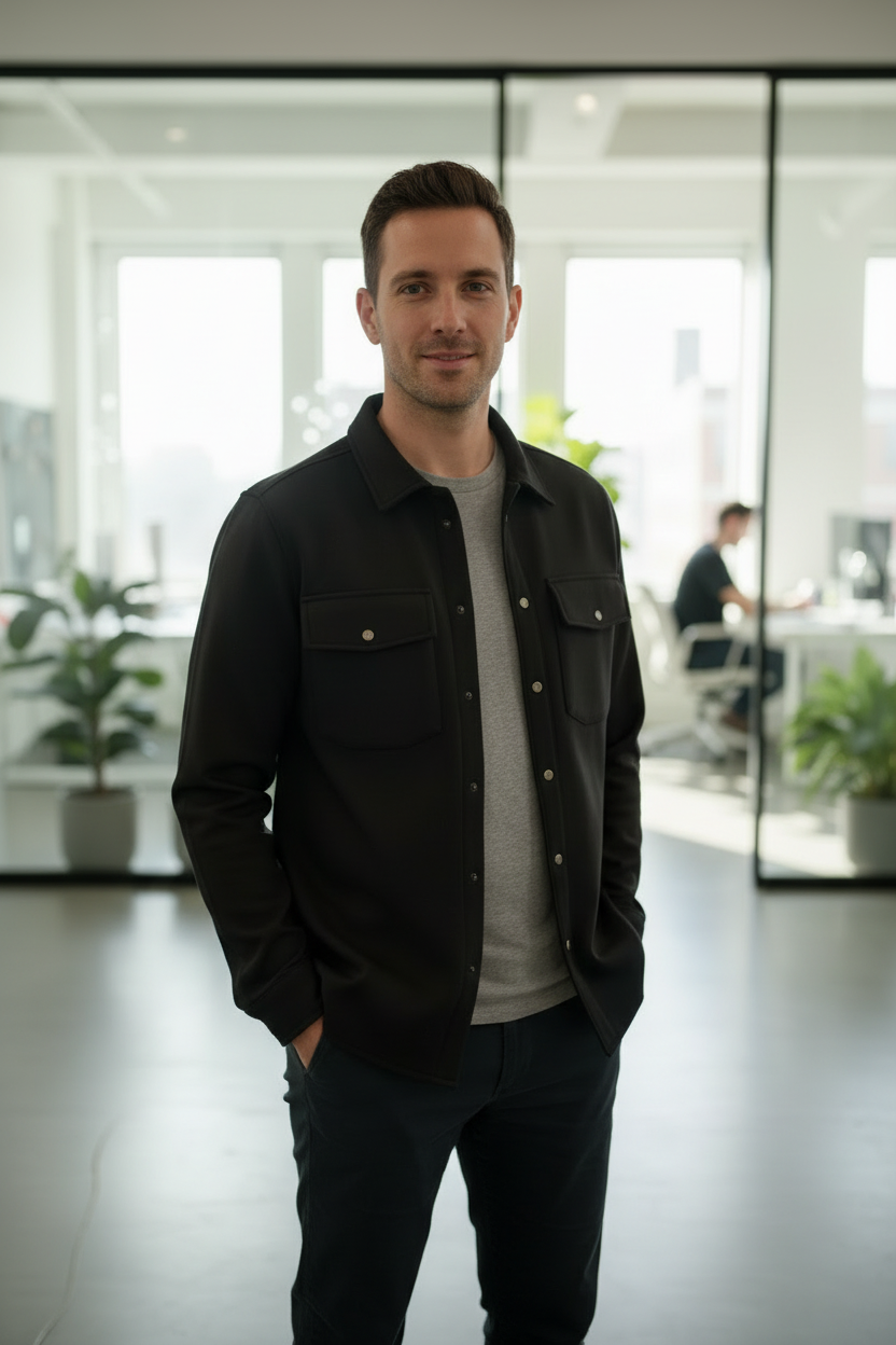 Custom Bow River Classic Fleece Shacket l Made in Canada