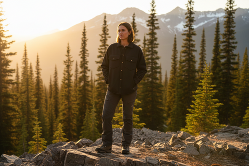 Custom Bow River Classic Fleece Shacket l Made in Canada