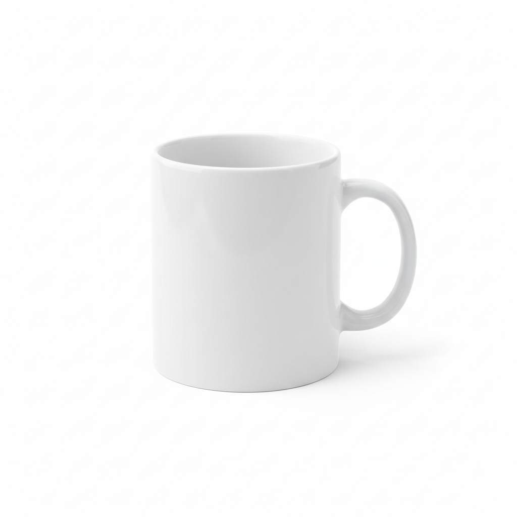 make me a white 15 oz mug mock