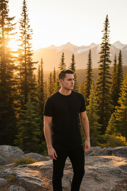 Custom Essential T-Shirt l Made in Canada