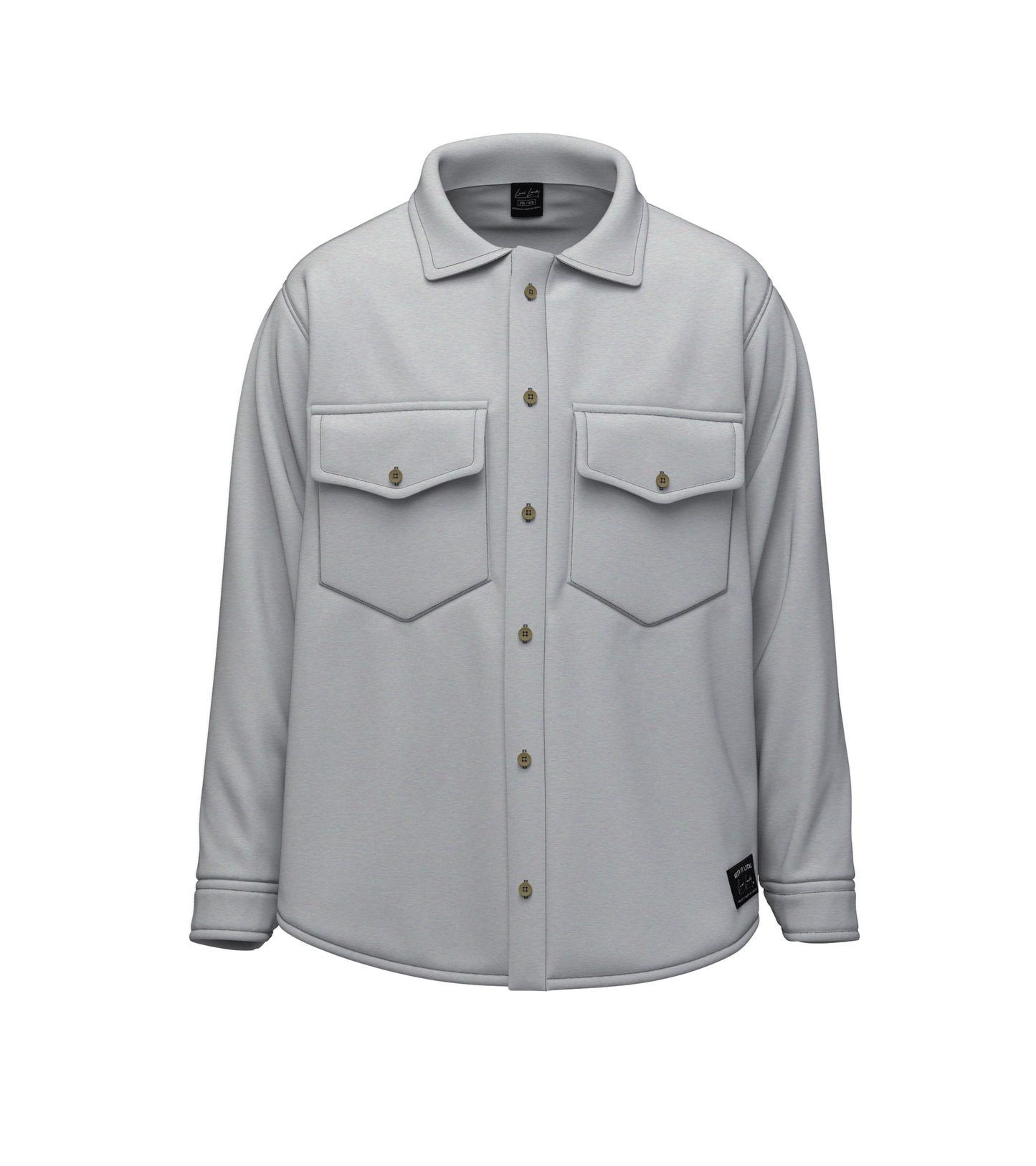 Custom Bow River Classic Fleece Shacket l Made in Canada