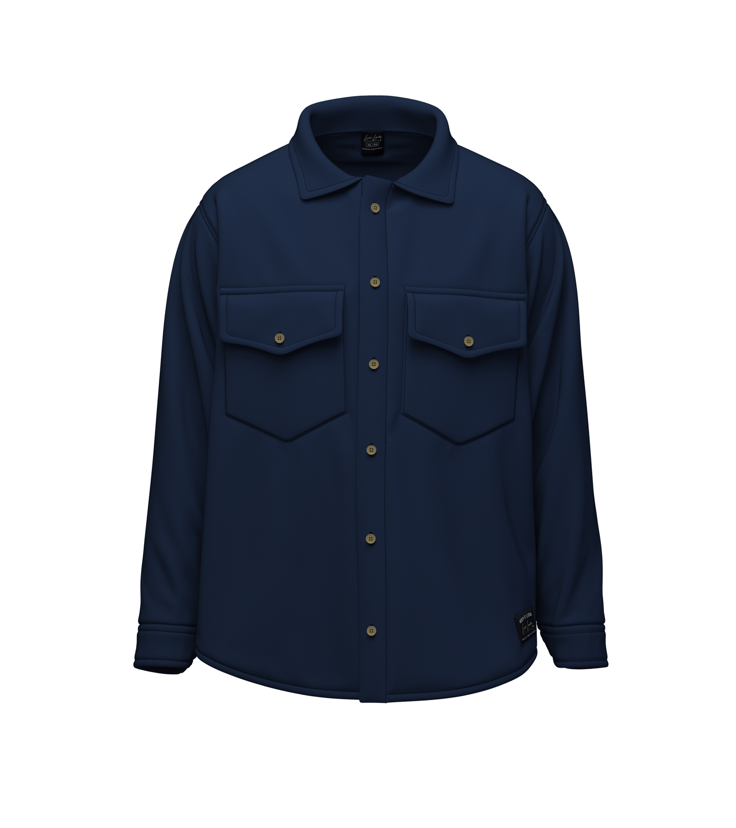 Custom Bow River Classic Fleece Shacket l Made in Canada